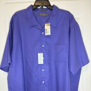 NWT Daniel Cremieux Signature Shirt Mens 
Size XXL IRIS 55% cotton 45% Lyocell
